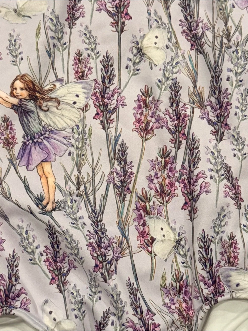Set of 2 Posh Peanut Flower Fairies Criss-Cross Leotard lavender/trees size 8